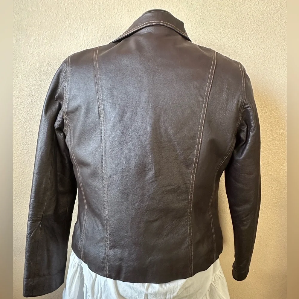 Leather coat Studio Y - Picture 2 of 6
